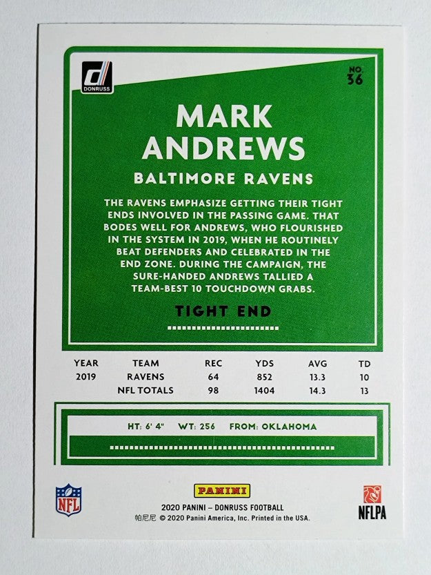 2020 Donruss #36 Mark Andrews