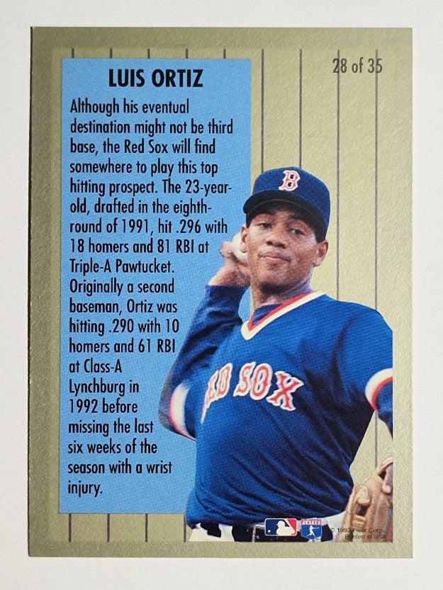1994 Fleer Major League Prospects #28 Luis Ortiz