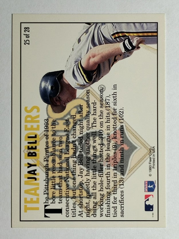 1994 Fleer Team Leaders #25 Jay Bell