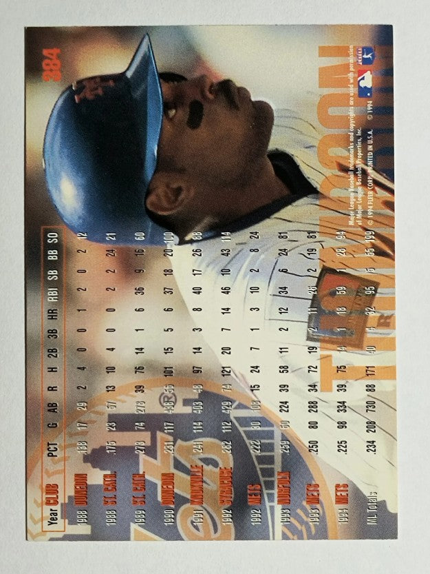 1995 Fleer #384 Ryan Thompson