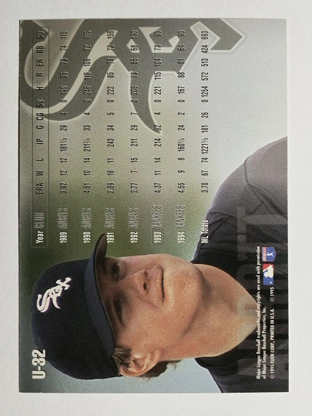 1995 Fleer Update #32 Jim Abbott