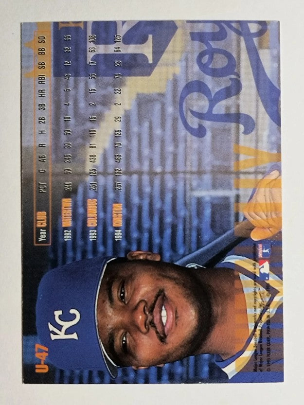 1995 Fleer Update #47 Jon Nunnally