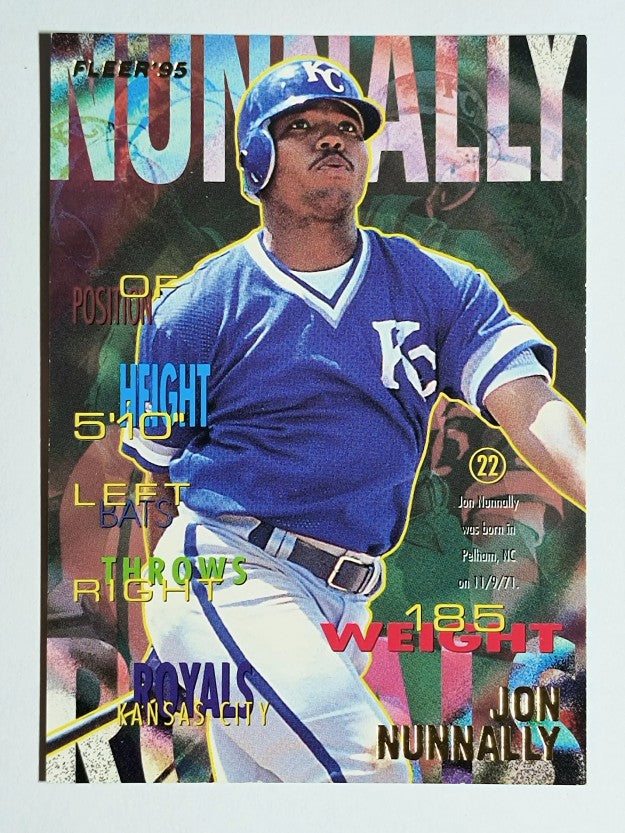 1995 Fleer Update #47 Jon Nunnally