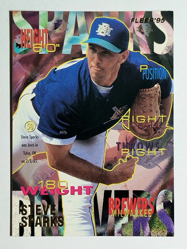 1995 Fleer Update #57 Steve Sparks RC