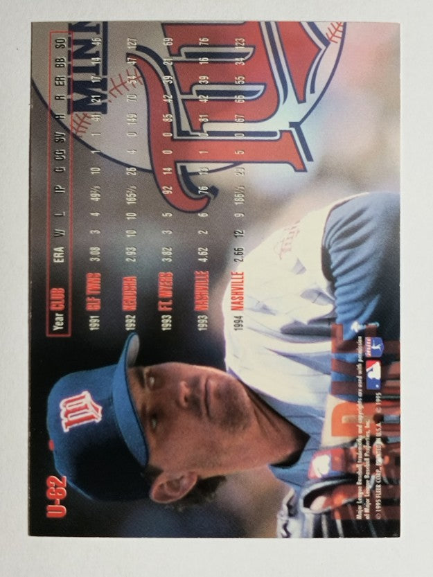 1995 Fleer Update #62 Brad Radke RC
