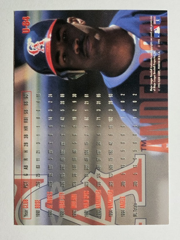 1995 Fleer Update #64 Garret Anderson