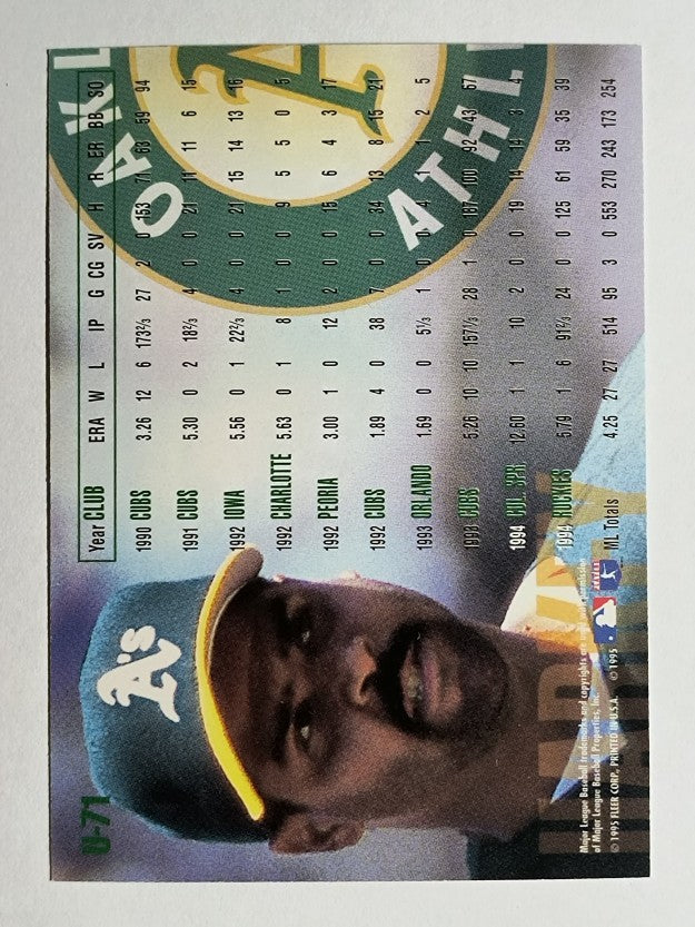 1995 Fleer Update #71 Mike Harkey