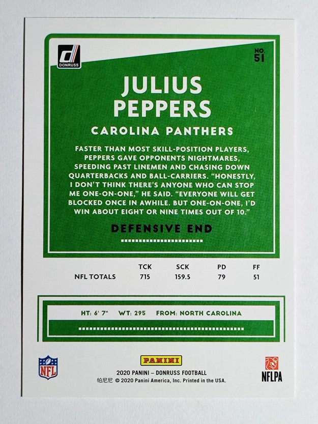2020 Donruss #51 Julius Peppers