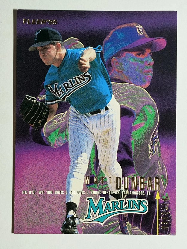 1995 Fleer Update #96 Matt Dunbar RC