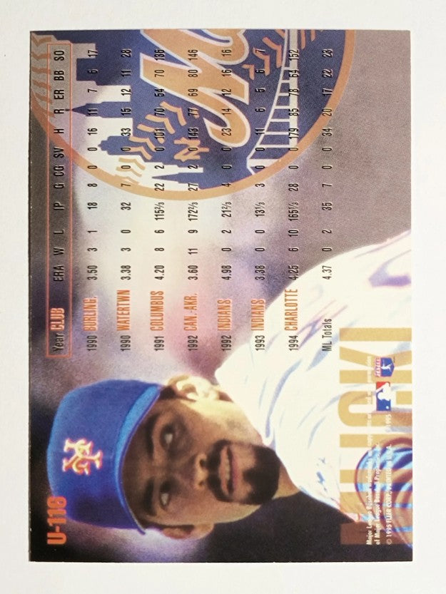 1995 Fleer Update #116 Dave Mlicki