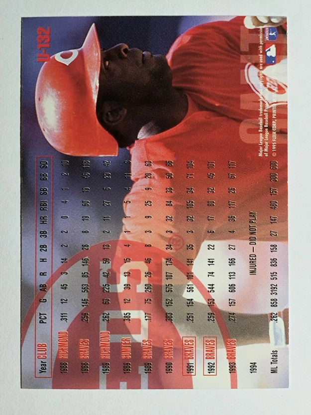 1995 Fleer Update #132 Ron Gant