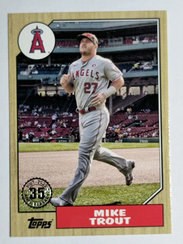 2022 Topps '87 Topps #T87100 Mike Trout