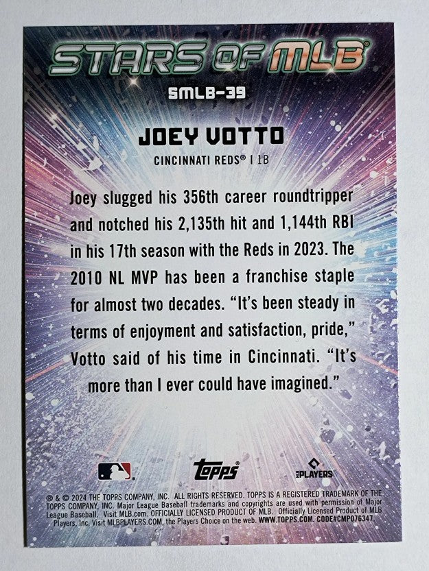 2024 Topps Stars of MLB #SMLB39 Joey Votto