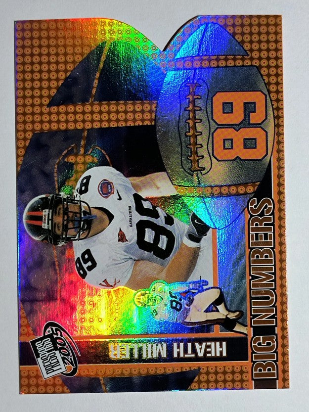 2005 Press Pass Big Numbers #BN13 Heath Miller