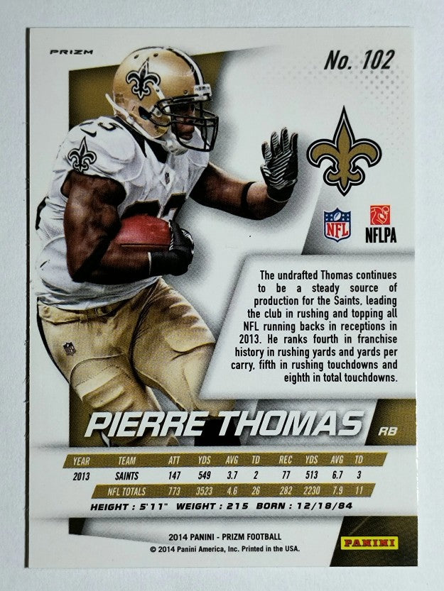 2014 Panini Prizm Prizms #102 Pierre Thomas