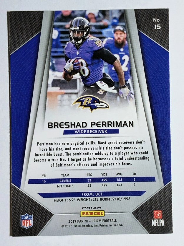 2017 Panini Prizm Prizms #15 Breshad Perriman