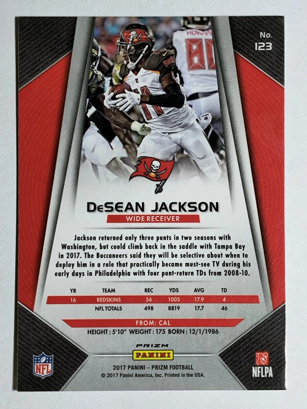 2017 Panini Prizm Prizms #123 DeSean Jackson