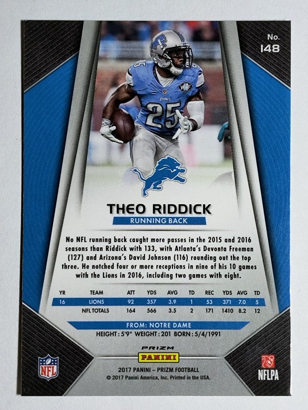 2017 Panini Prizm Prizms #148 Theo Riddick