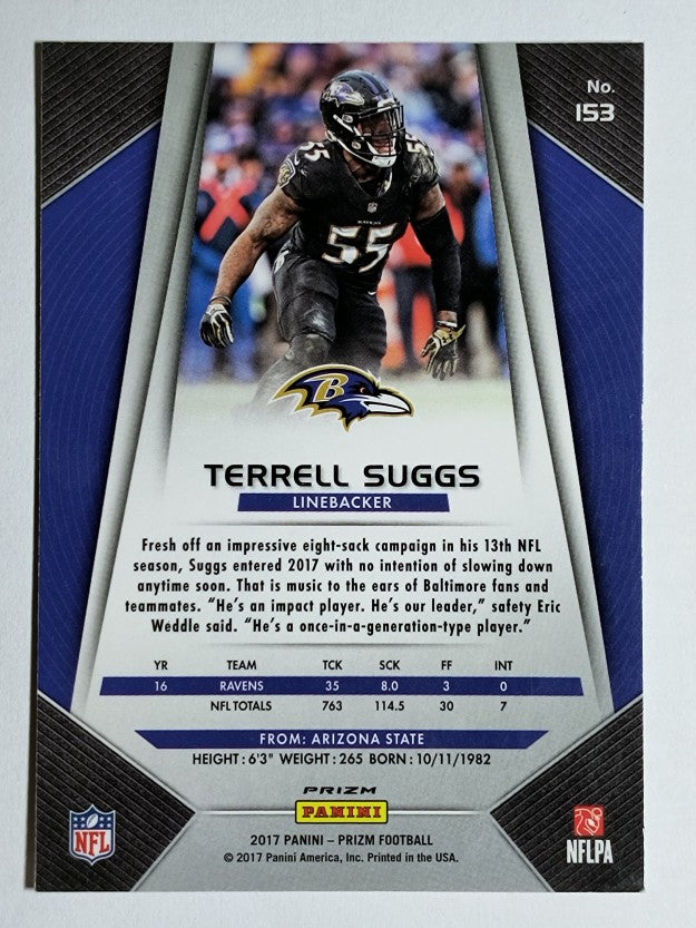 2017 Panini Prizm Prizms #153 Terrell Suggs