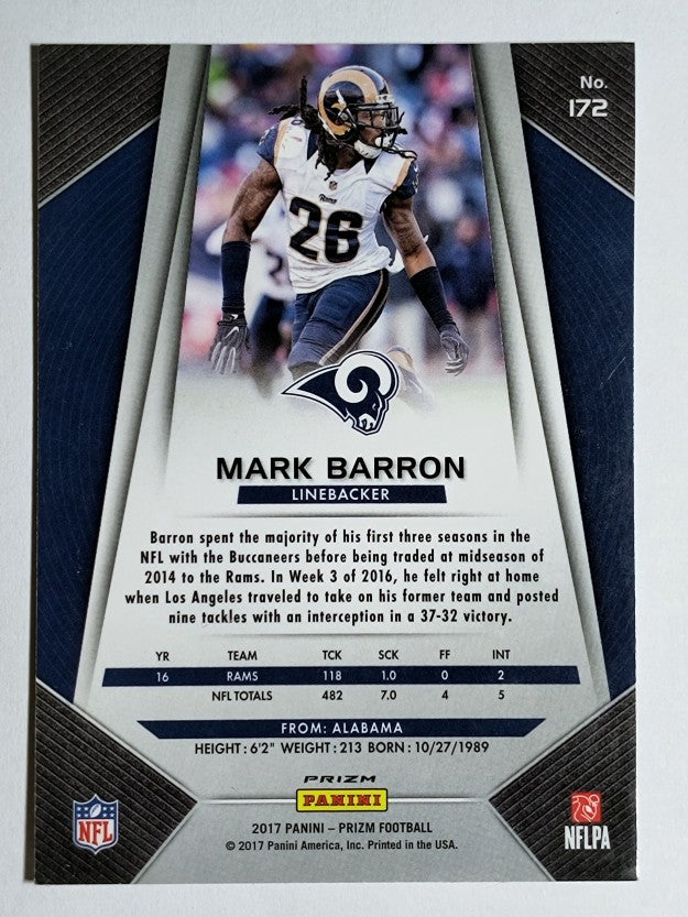 2017 Panini Prizm Prizms #172 Mark Barron