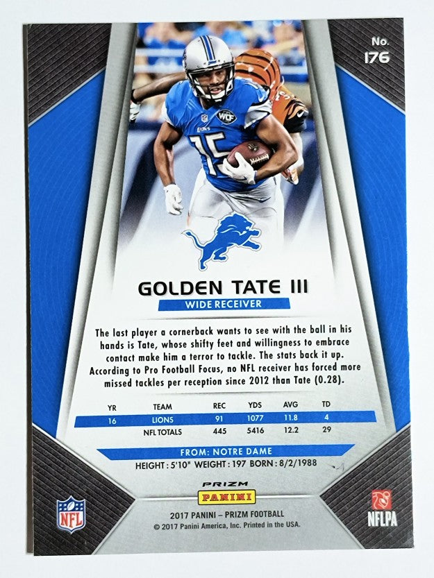 2017 Panini Prizm Prizms #176 Golden Tate III