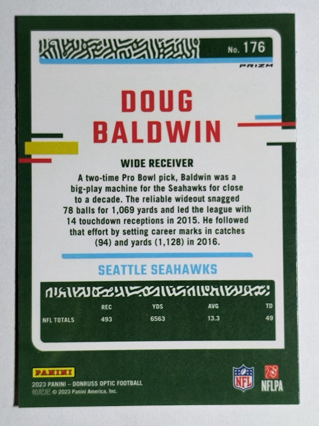 2023 Donruss Optic Holo #176 Doug Baldwin