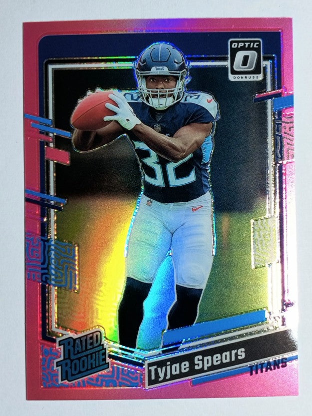 2023 Donruss Optic Pink #297 Tyjae Spears RR