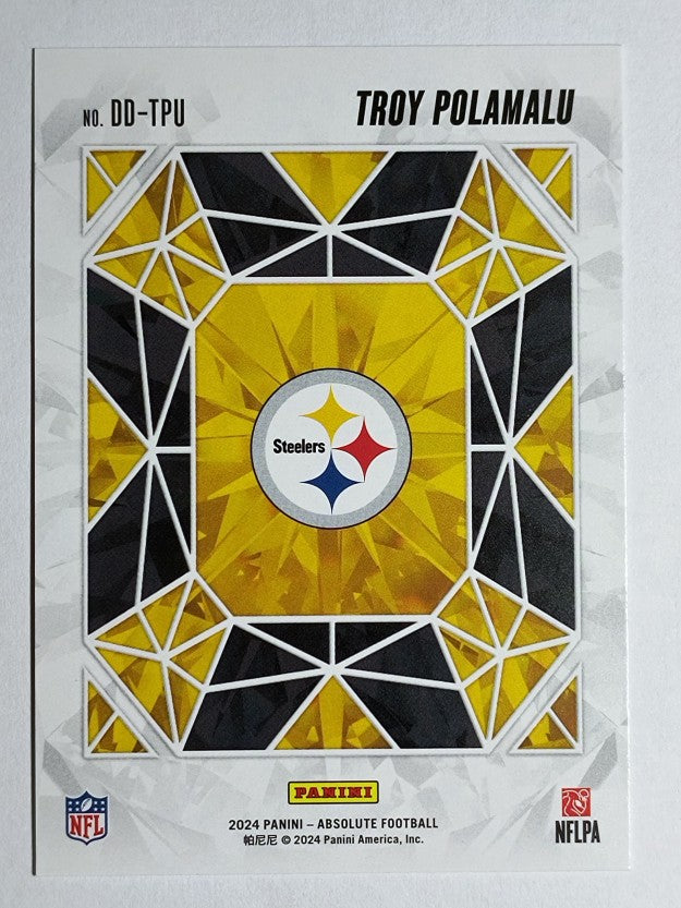 2024 Absolute Draft Diamonds #17 Troy Polamalu