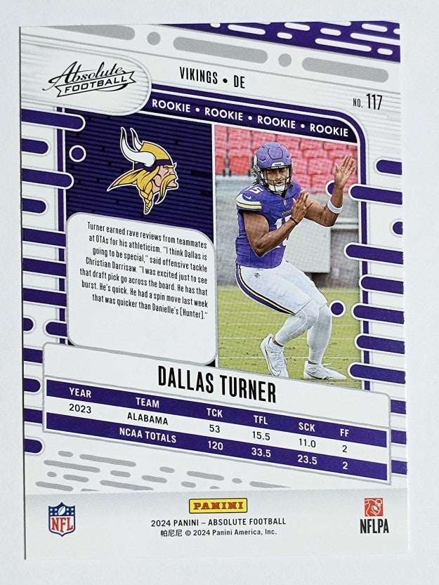 2024 Absolute Retail #117 Dallas Turner