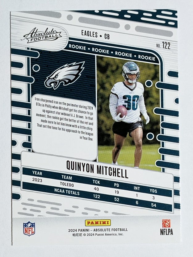 2024 Absolute Retail #122 Quinyon Mitchell