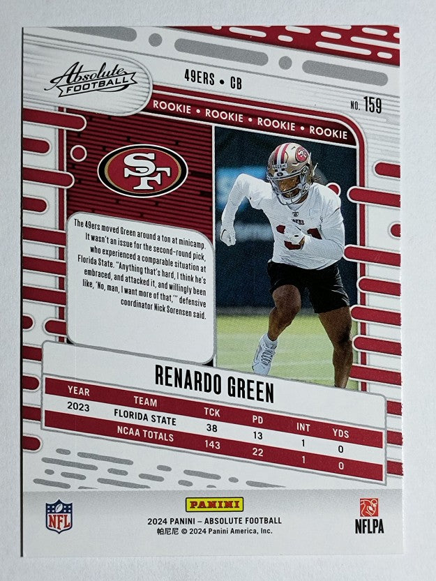 2024 Absolute Retail #159 Renardo Green