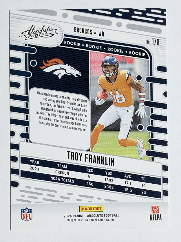 2024 Absolute Retail #178 Troy Franklin