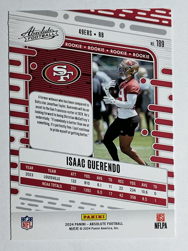 2024 Absolute Retail #189 Isaac Guerendo
