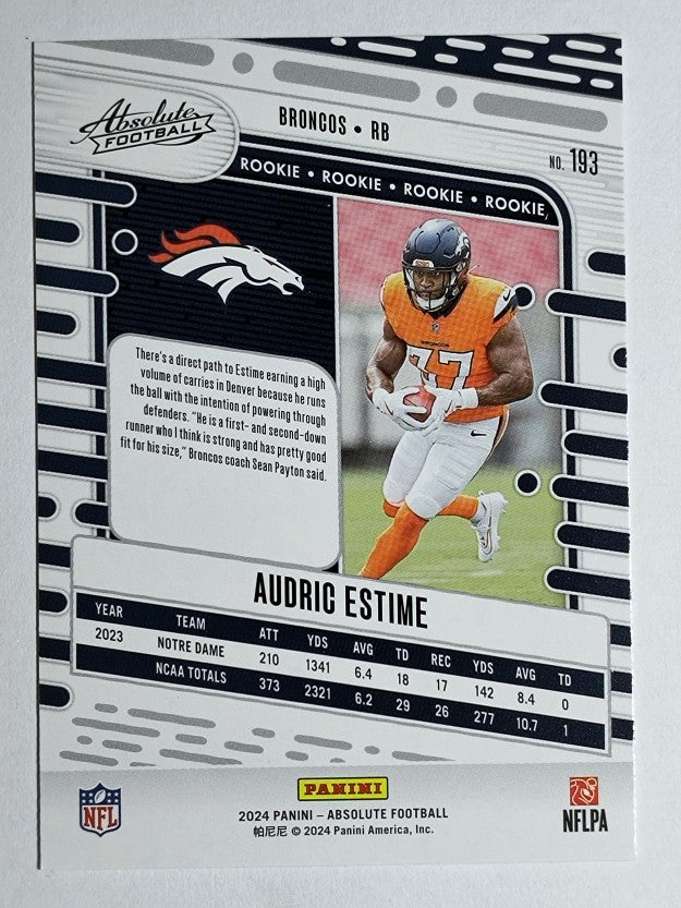 2024 Absolute Retail #193 Audric Estime