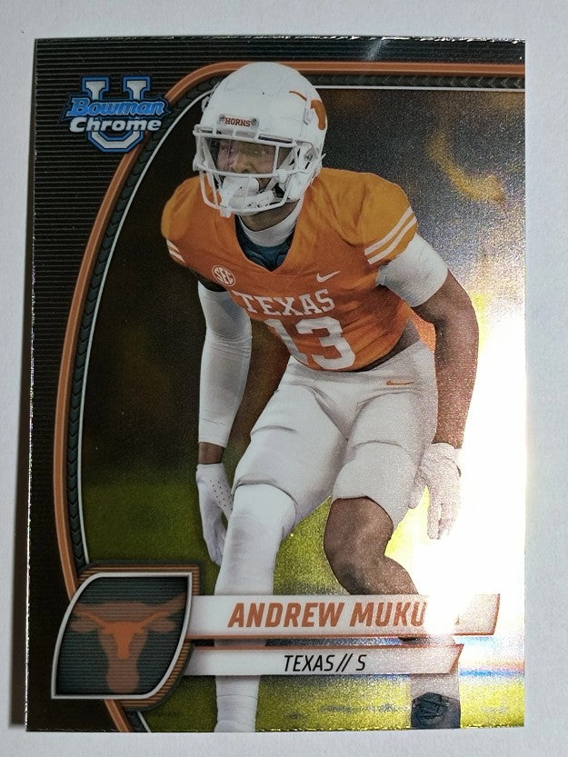 2024 Bowman Chrome University #12 Andrew Mukuba