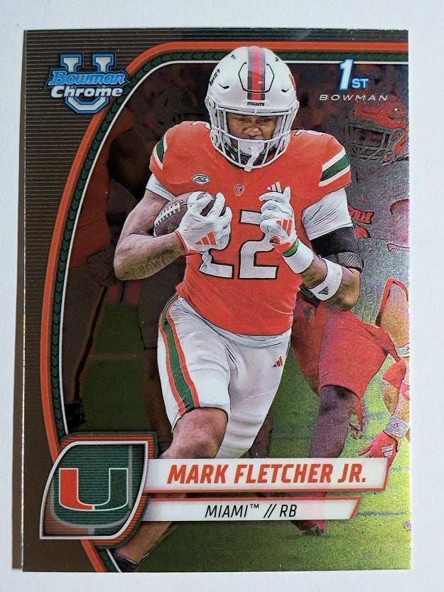 2024 Bowman Chrome University #126 Mark Fletcher Jr.
