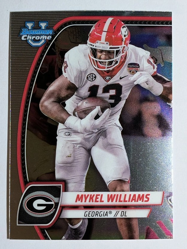 2024 Bowman Chrome University #134 Mykel Williams