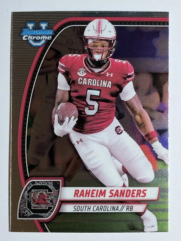 2024 Bowman Chrome University #148 Raheim Sanders