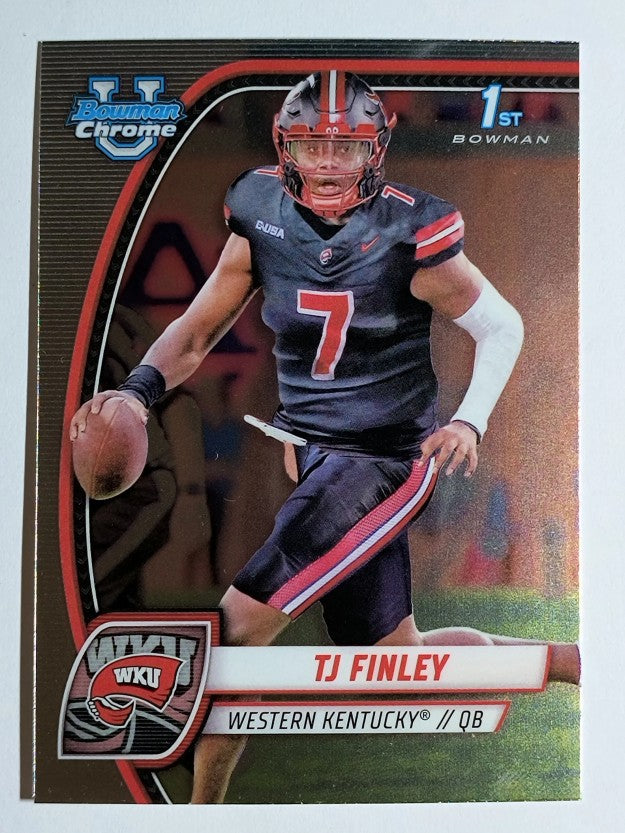 2024 Bowman Chrome University #191 TJ Finley