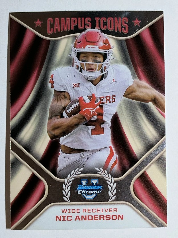 2024 Bowman Chrome University Campus Icons #CI12 Nic Anderson