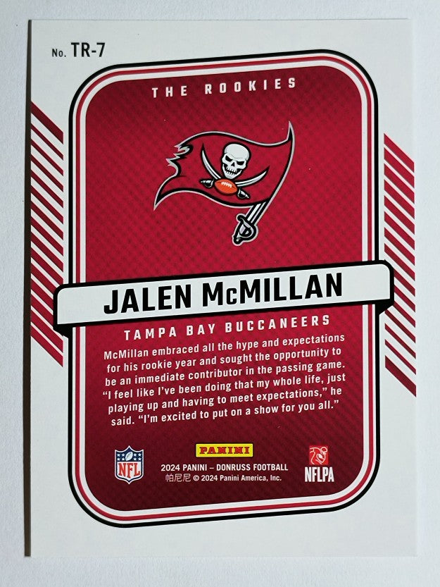 2024 Donruss The Rookies #7 Jalen McMillan
