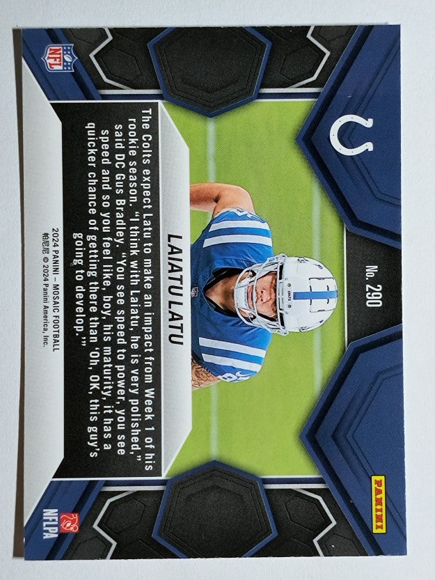 2024 Panini Mosaic #290 Laiatu Latu DEB