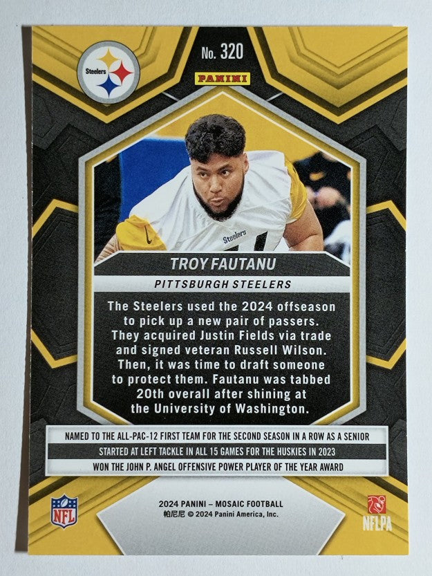 2024 Panini Mosaic #320 Troy Fautanu RC