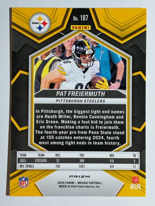 2024 Panini Mosaic Mosaic #187 Pat Freiermuth