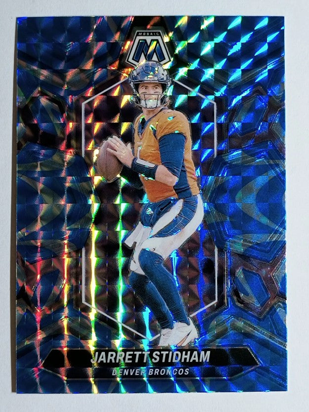 2024 Panini Mosaic Mosaic Reactive Blue #64 Jarrett Stidham