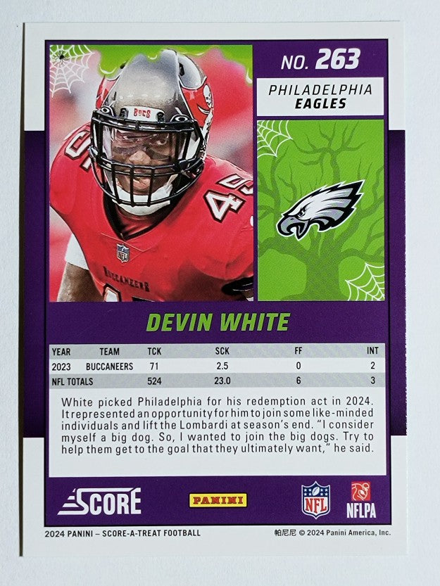 2024 Score Halloween Bats #263 Devin White