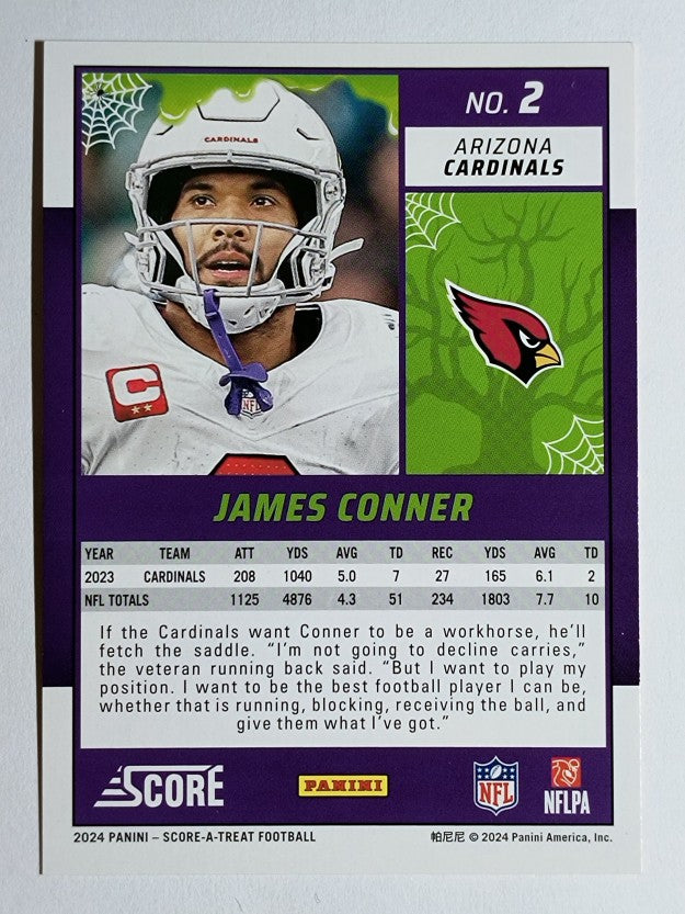 2024 Score Halloween Pumpkin #2 James Conner