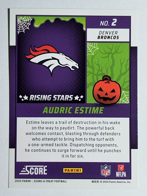 2024 Score Halloween Rising Stars Bats #2 Audric Estime
