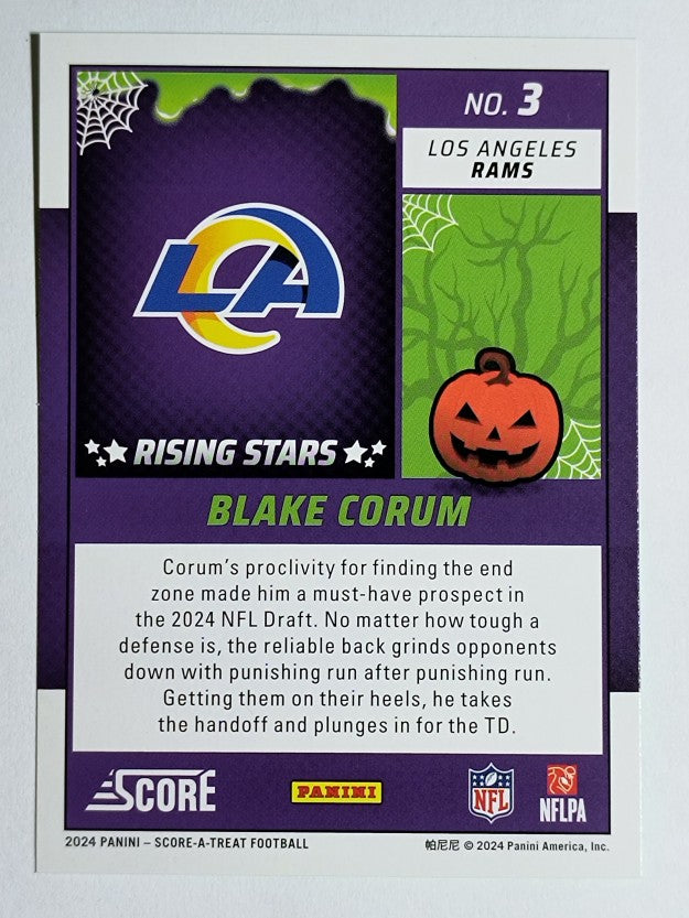 2024 Score Halloween Rising Stars Bats #3 Blake Corum