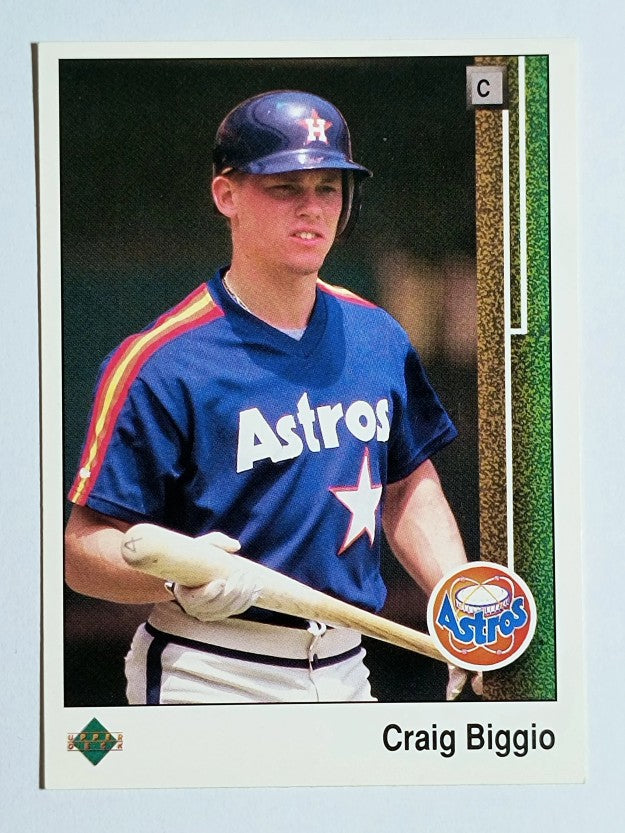 1989 Upper Deck #273 Craig Biggio RC (EX)